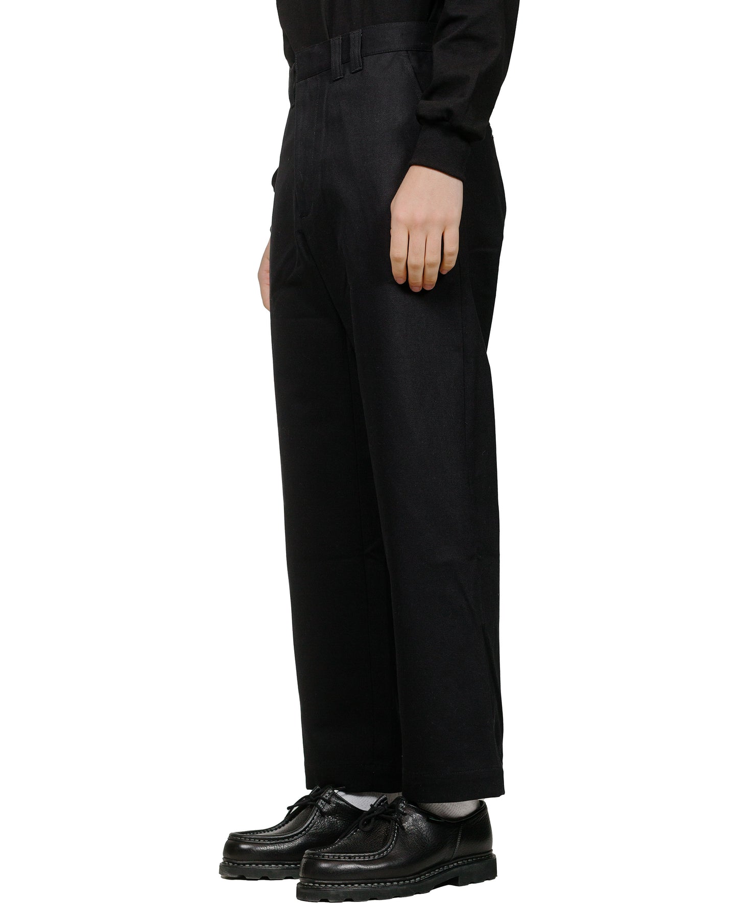 Randy's Garments Gusseted Work Pants Super Twill Black model front