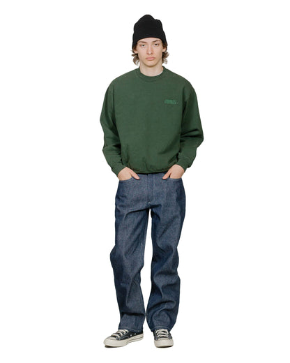 Randy's Garments Heavyweight Crewneck Hunter Green model full