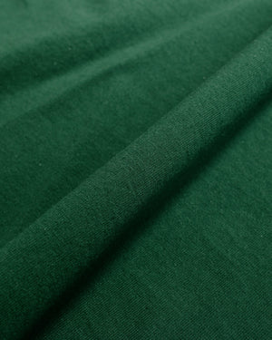 Randy's Garments Long-Sleeve Pocket Tee Dark Green fabric