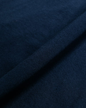 Randy's Garments Long-Sleeve Pocket Tee Navy fabric