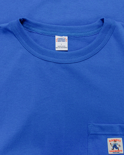 Randy's Garments Long-Sleeve Pocket Tee Royal