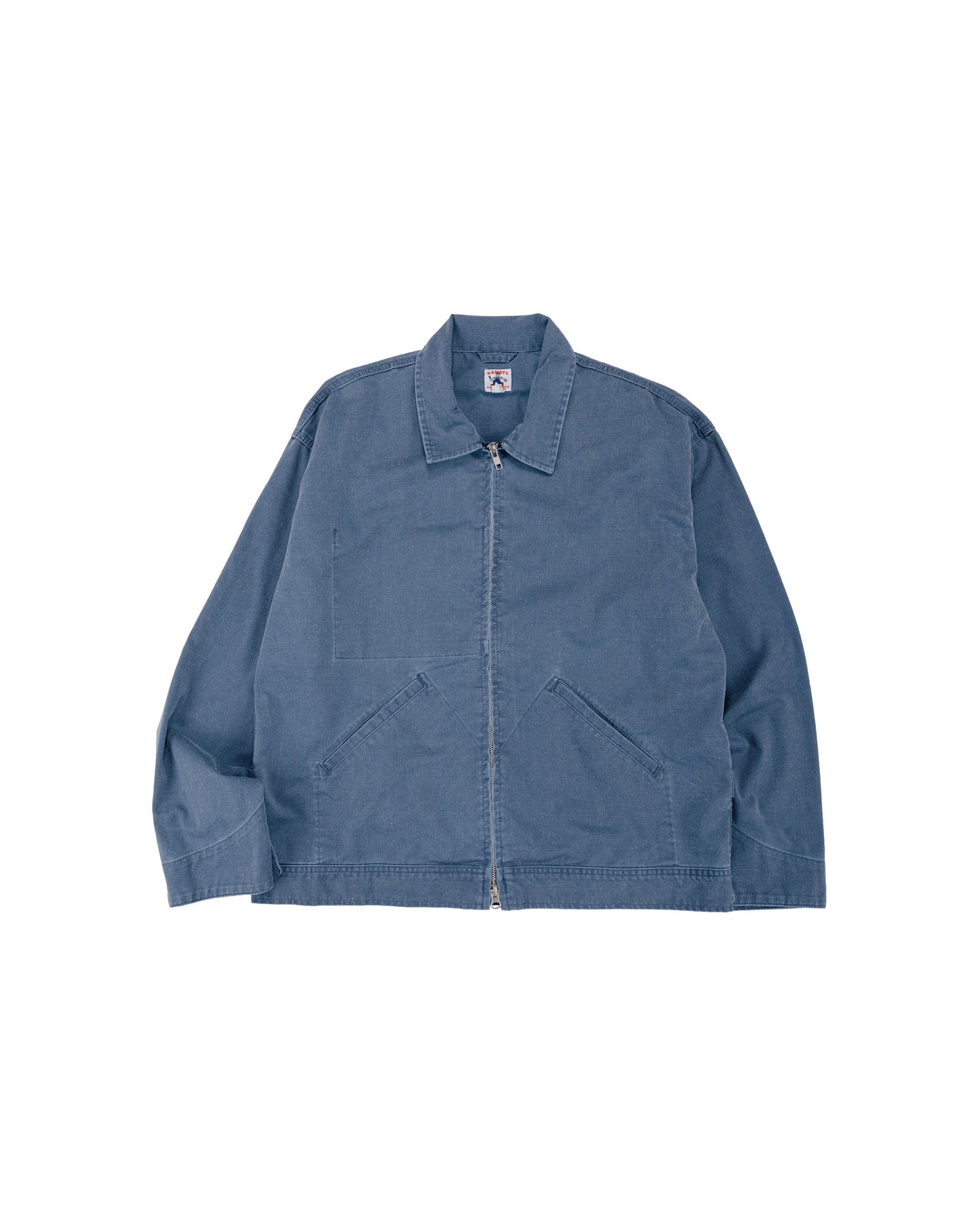 Randy's Garments Mechanic's Jacket Blue 7oz Stone Washed Cotton Cadet Cloth