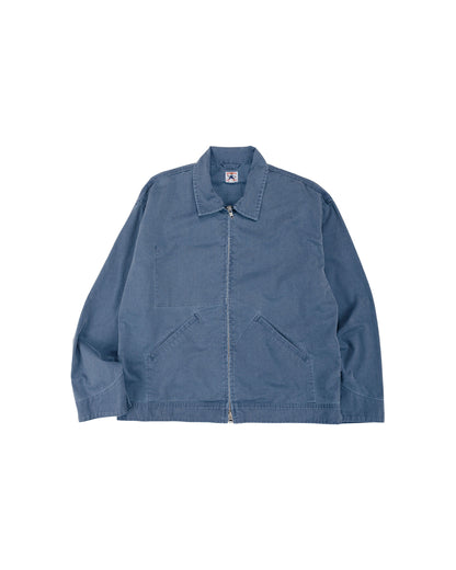 Randy's Garments Mechanic's Jacket Blue 7oz Stone Washed Cotton Cadet Cloth
