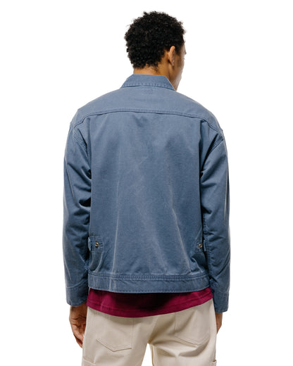 Randy's Garments Mechanic's Jacket Blue 7oz Stone Washed Cotton Cadet Cloth