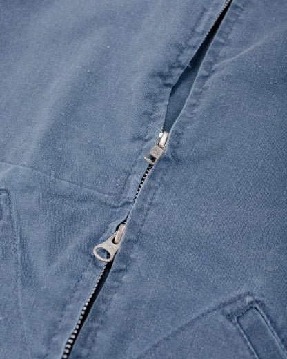 Randy's Garments メカニックジャケット ブルー 7オンス ストーンウォッシュドコットン カデットクロス