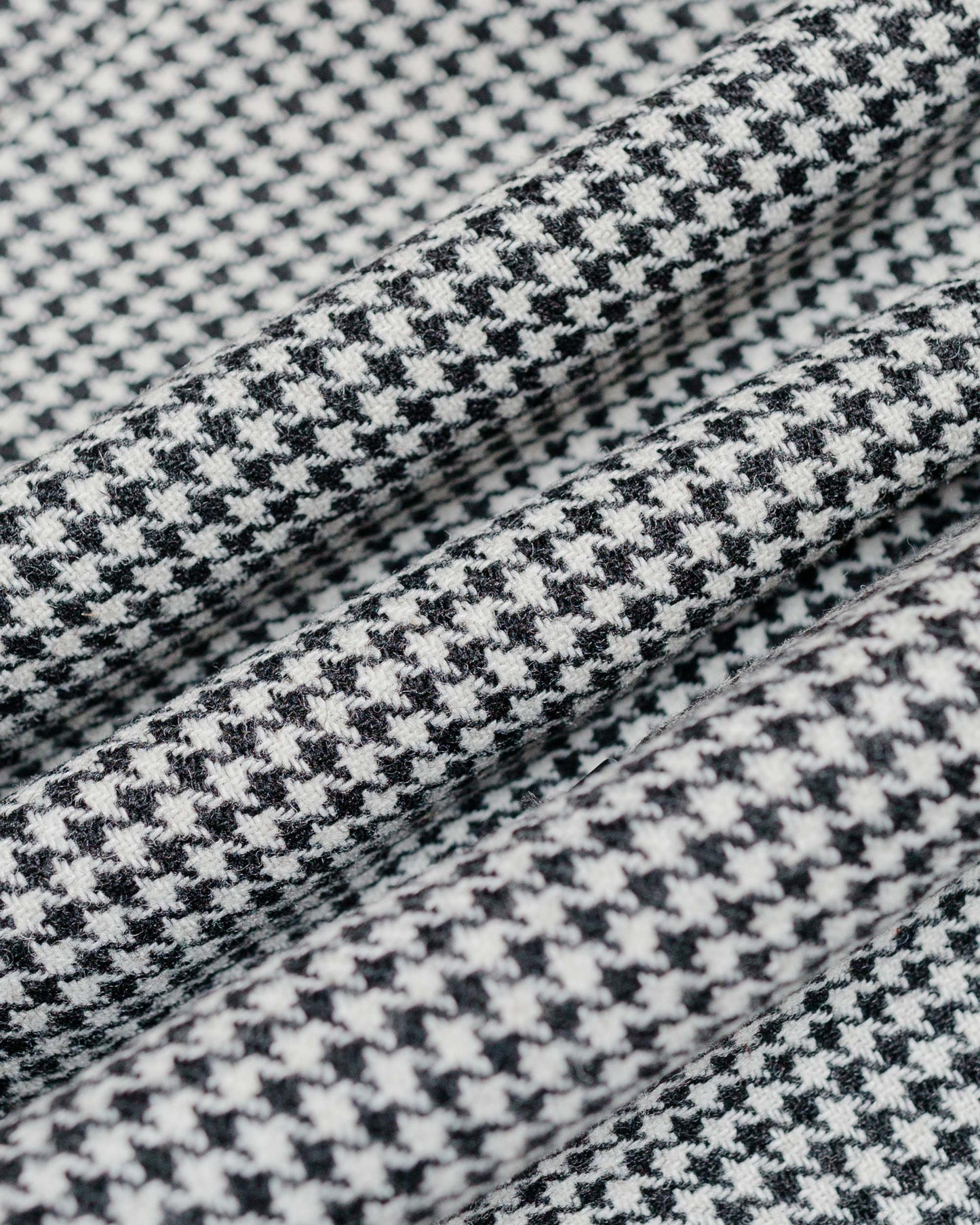 Randy's Garments Over Shirt 5050 Houndstooth White fabric