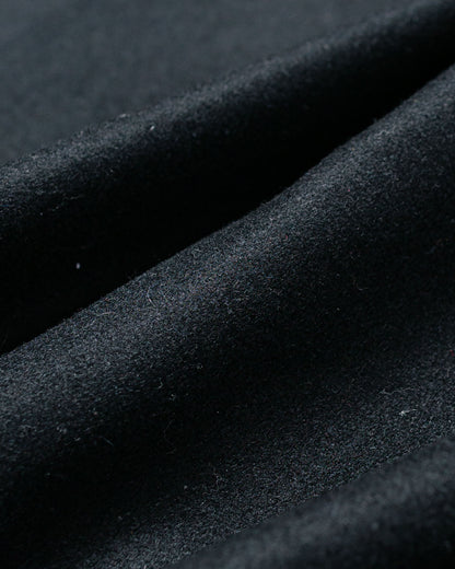 Randy's Garments Over Shirt Black Heavy Melton Wool