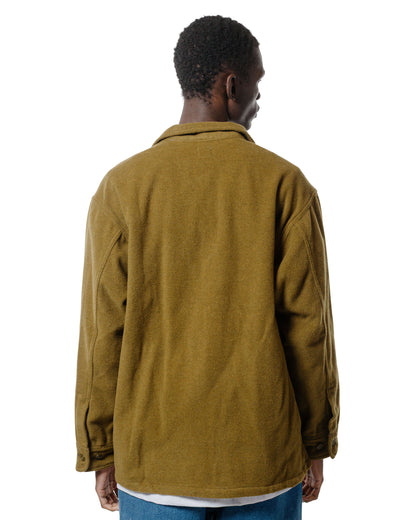 Randy's Garments Over Shirt Olive Drab Heavy Triblend Brushed Wool