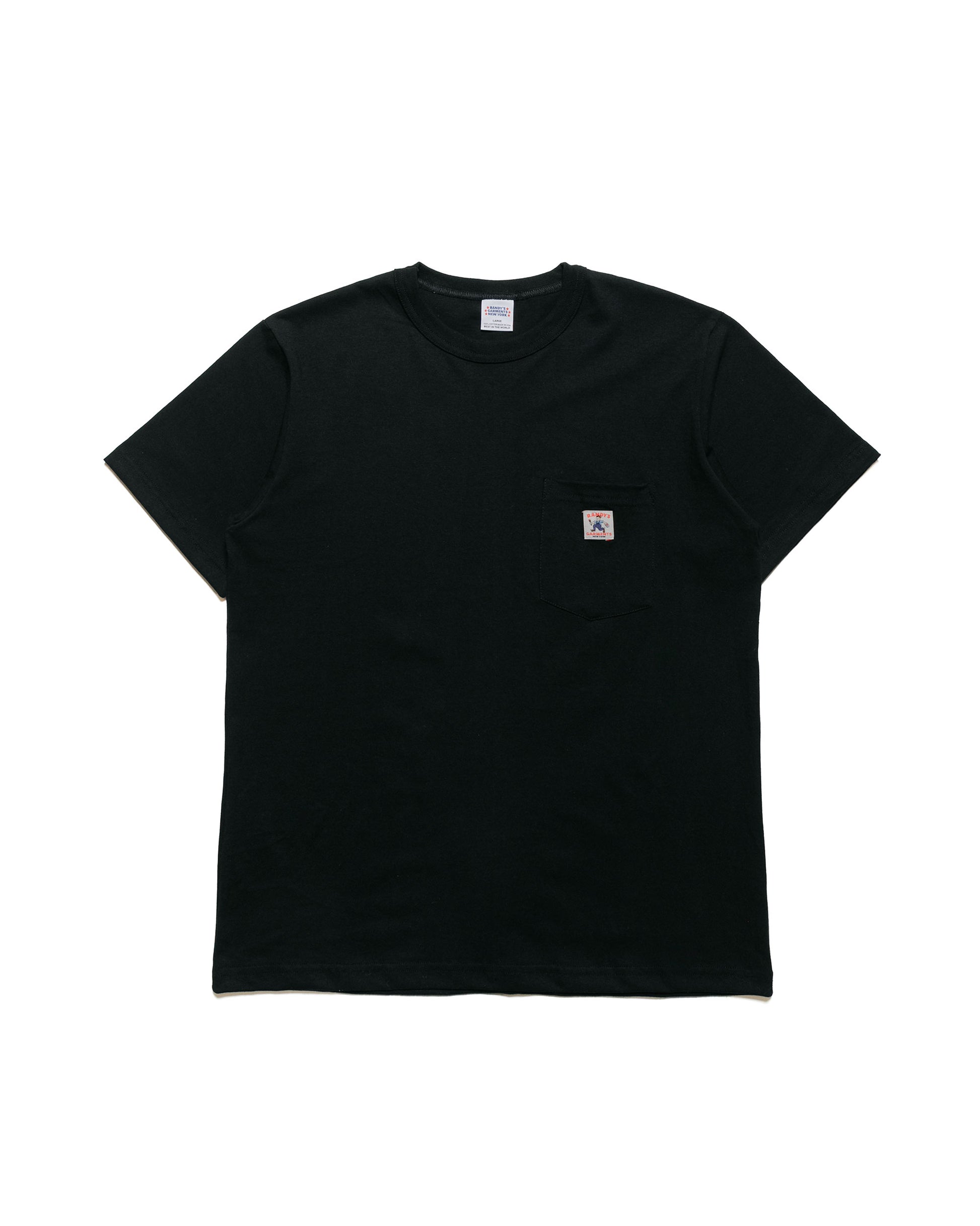 Randy's Garments Pocket Tee Black