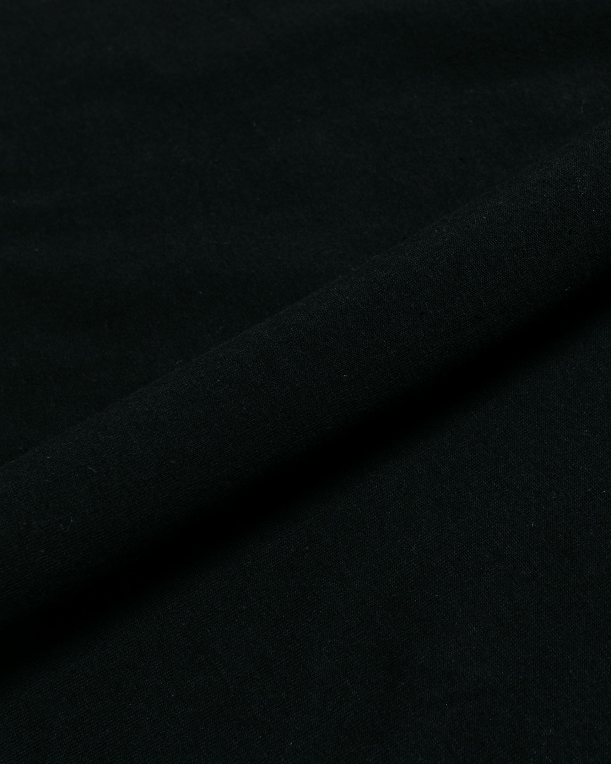 Randy's Garments Pocket Tee Black fabric