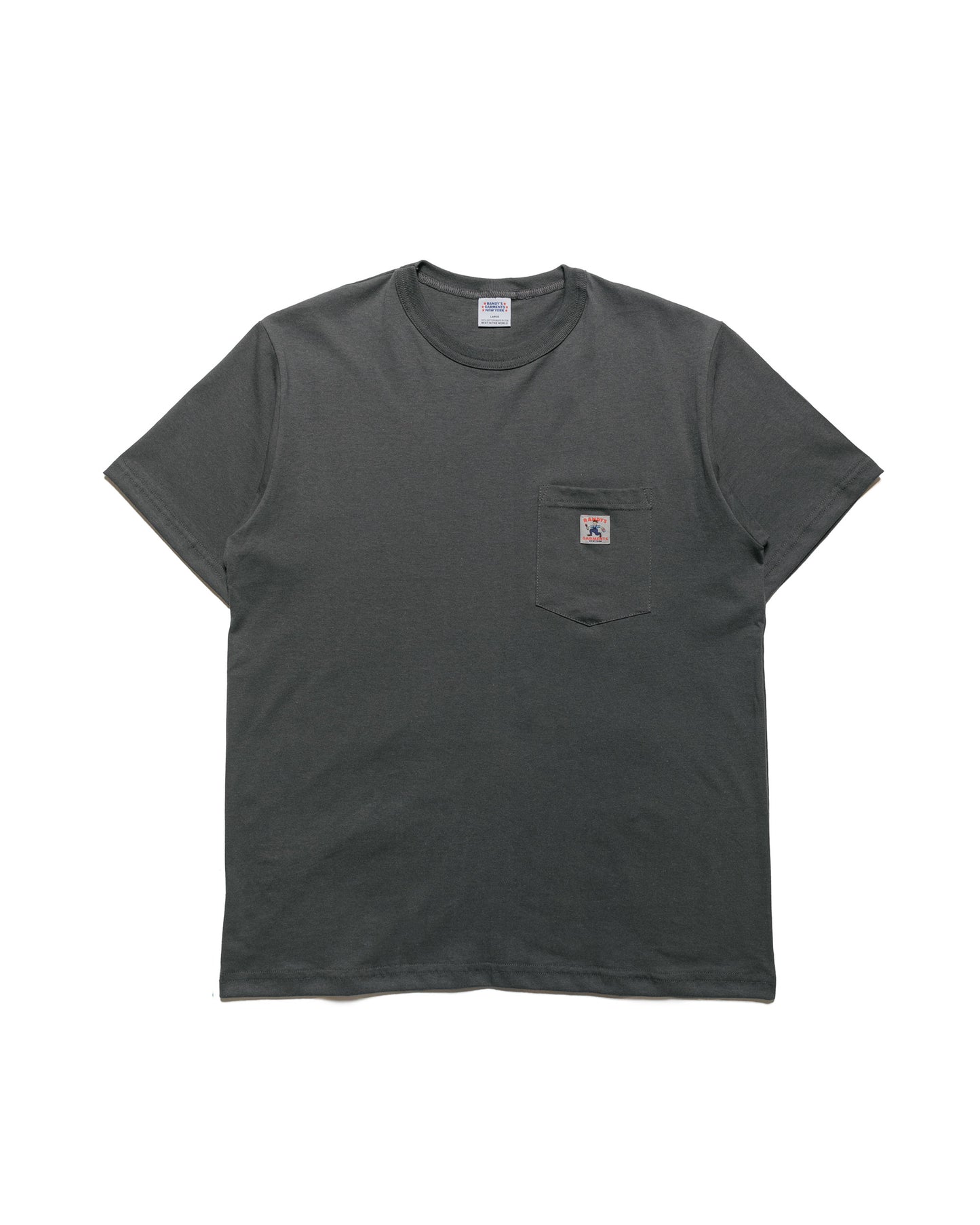 Randy's Garments Pocket Tee Grey