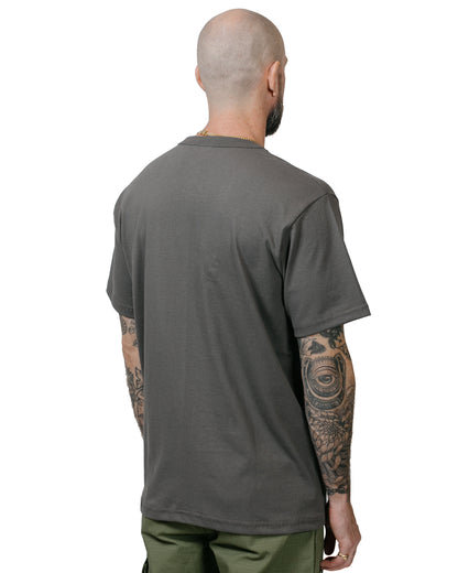 Randy's Garments Pocket Tee Grey model back