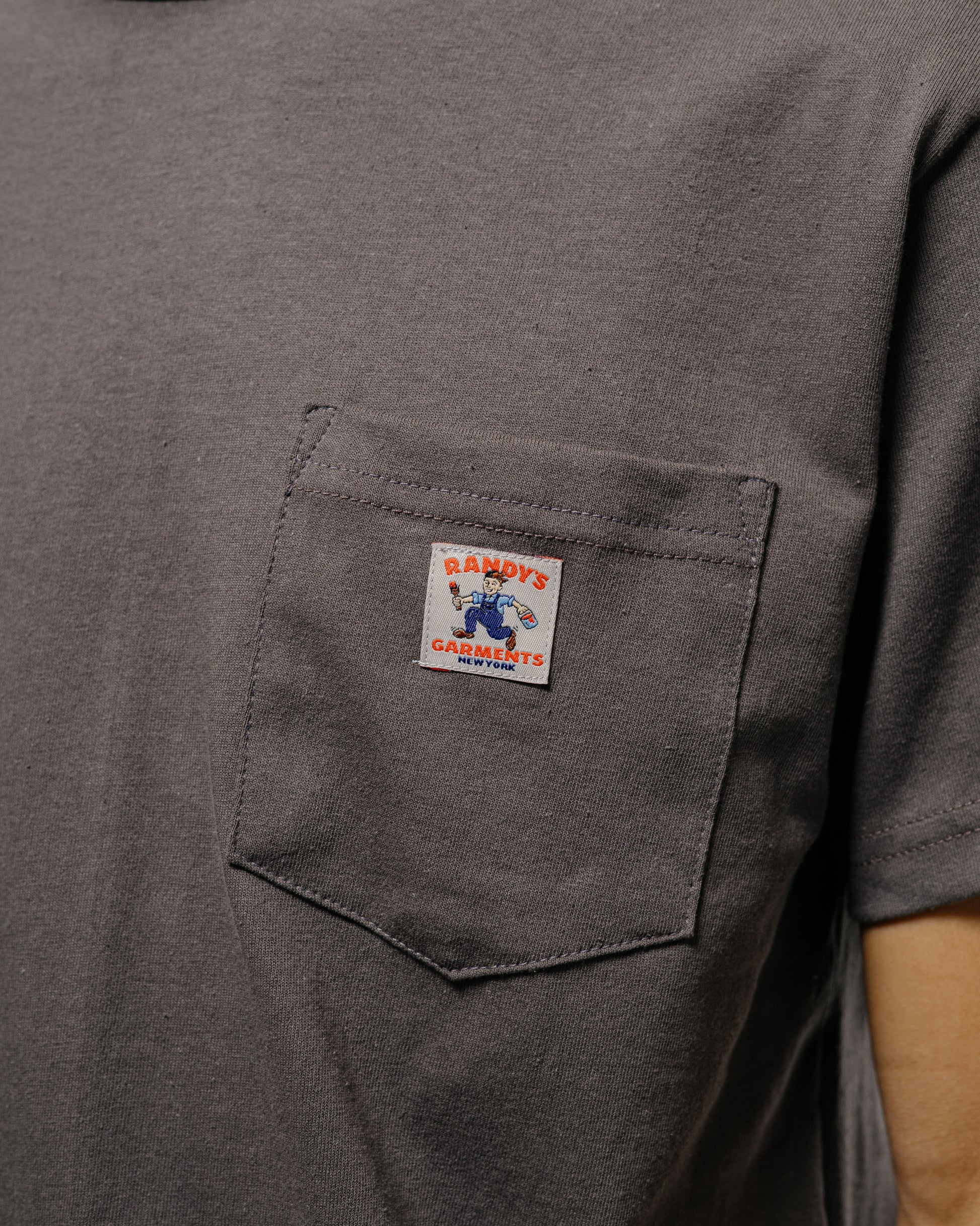 lost & found Randy's Garments Randy's Garments Pocket Tee Grey