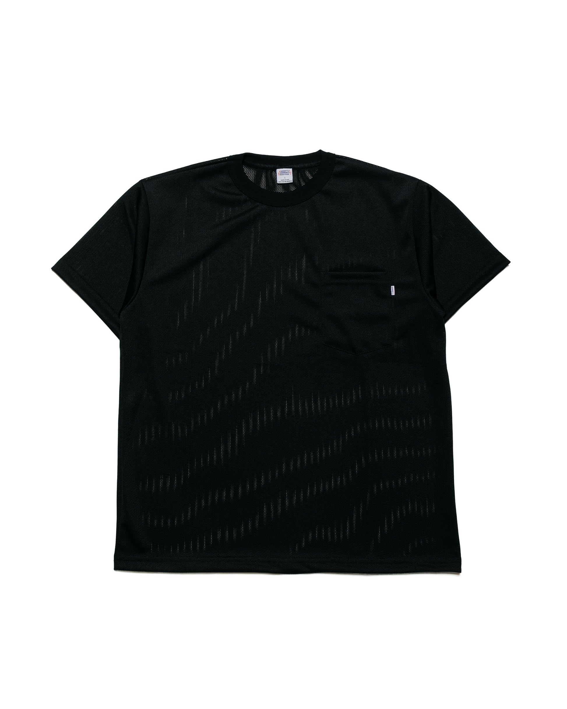 Randy's Garments Pocket Tee Koolnit Mesh Black