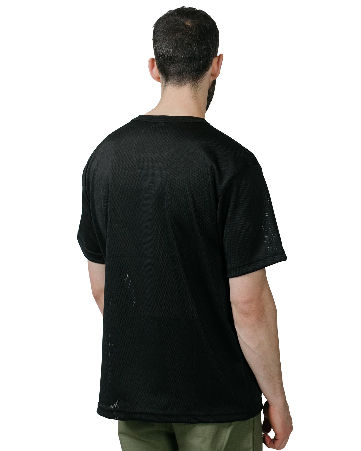 Randy's Garments Pocket Tee Koolnit Mesh Black model back