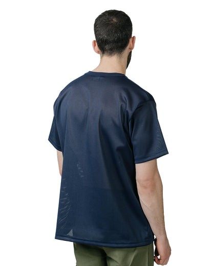 Randy's Garments Pocket Tee Koolnit Mesh Dark Navy model back