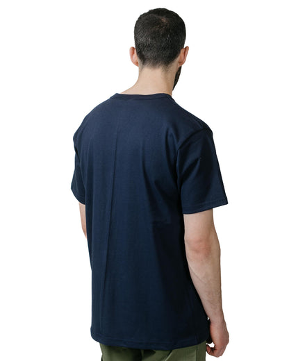 Randy's Garments Pocket Tee Navy model back