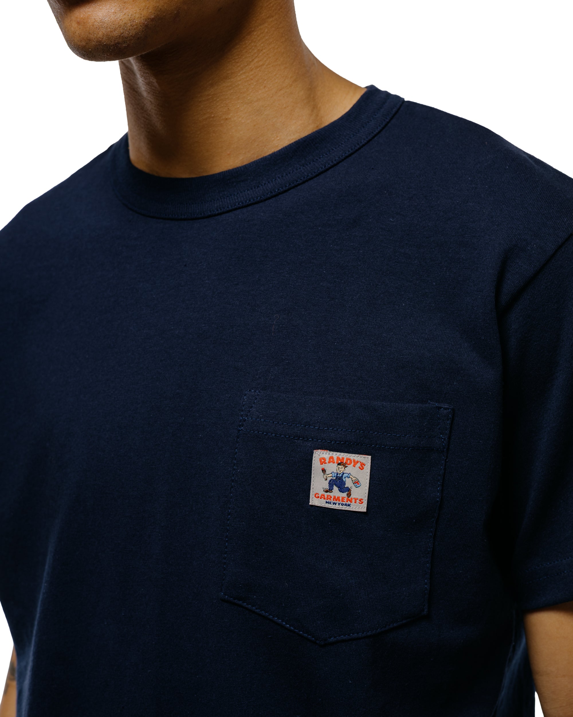 Randy's Garments Pocket Tee Navy