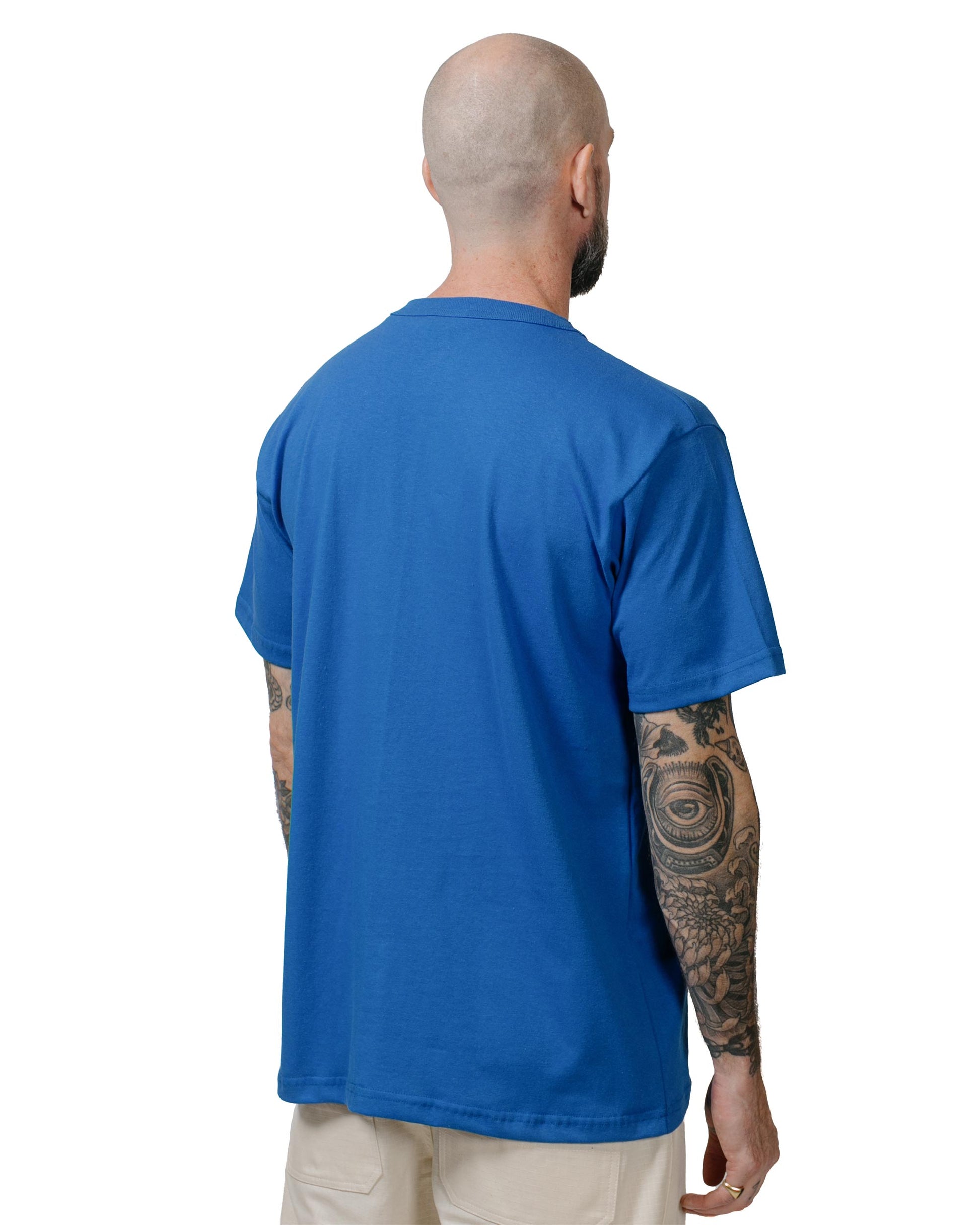 Randy's Garments Pocket Tee Royal model back