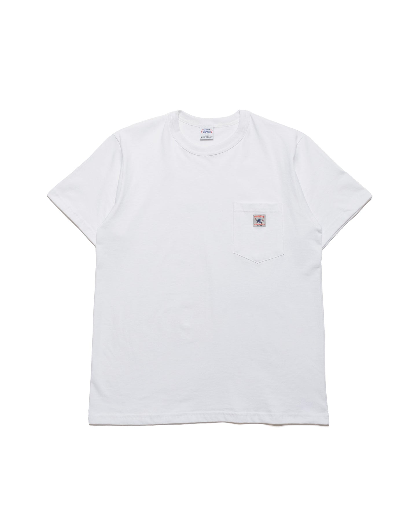 Randy's Garments Pocket Tee White