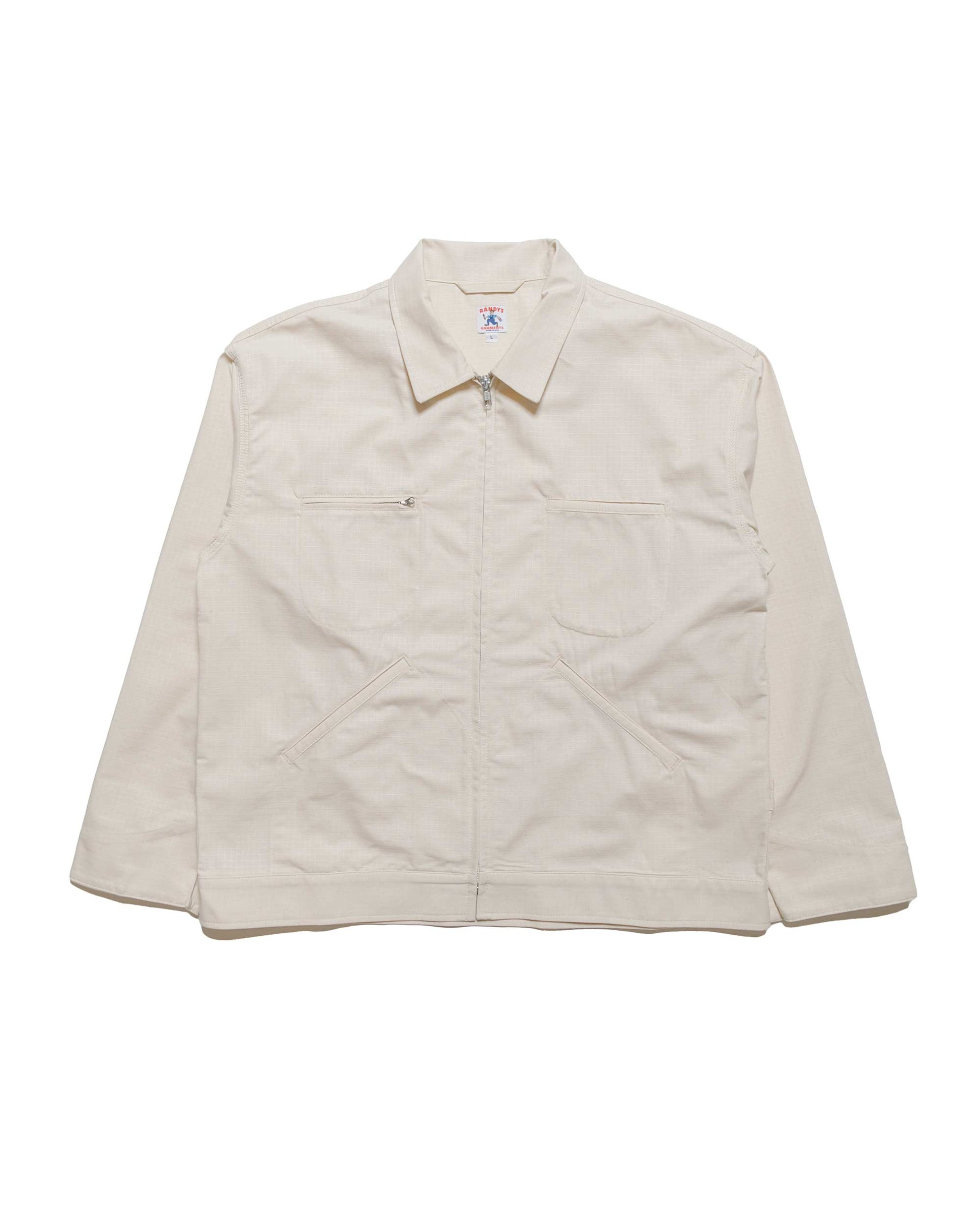 Randy's Garments Service Jacket Cotton Ripstop Natural