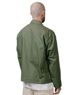 Randy's Garments Service Jacket Cotton Ripstop Olive model back