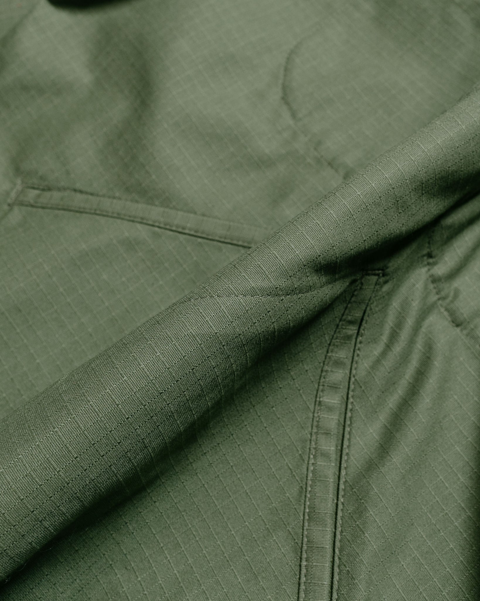 Randy's Garments Service Jacket Cotton Ripstop Olive fabric