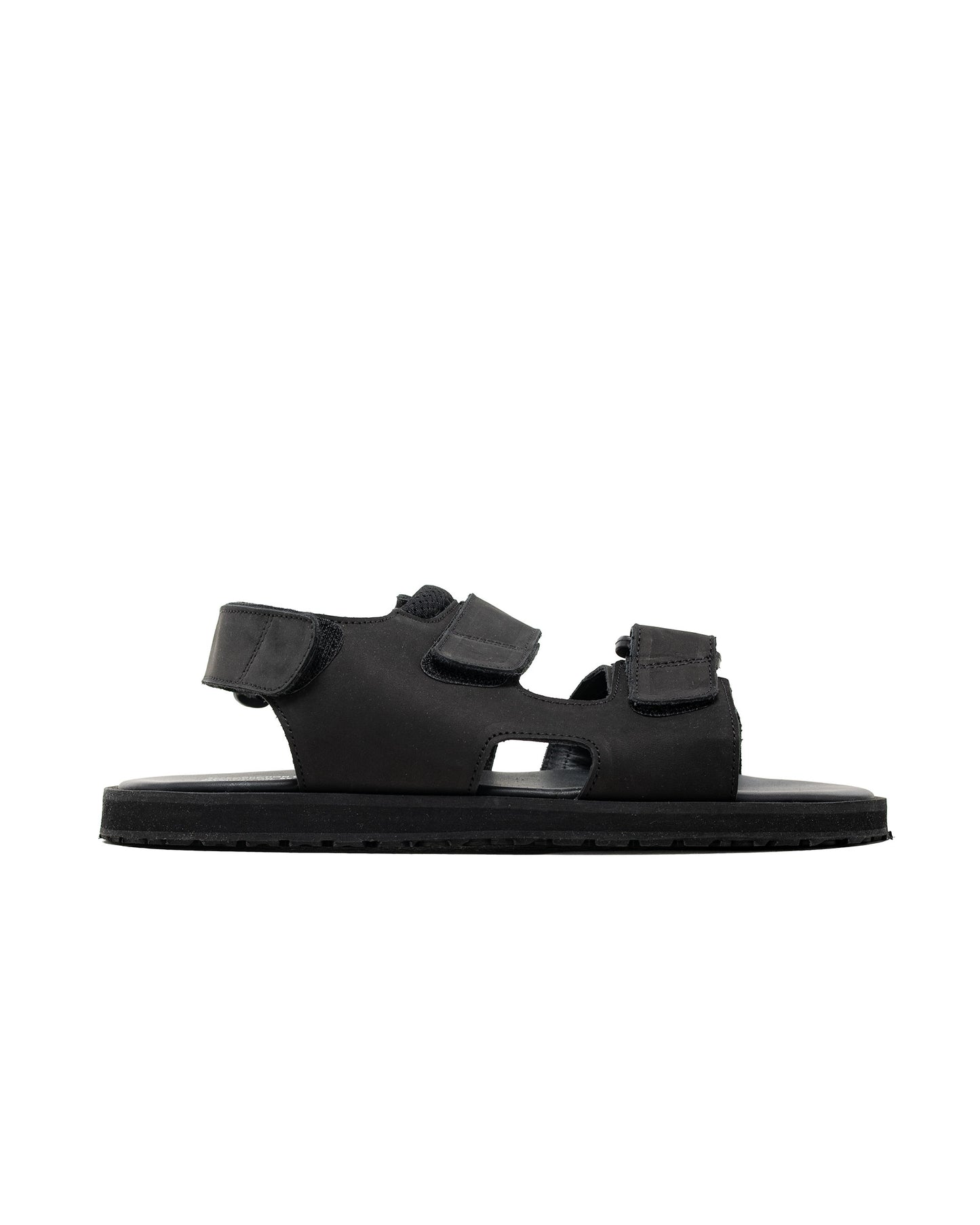 Reproduction of Found British Military Sandal 1837NL Black Nubuck