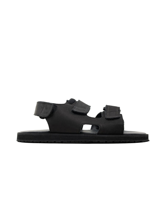 Reproduction of Found British Military Sandal 1837NL Black Nubuck