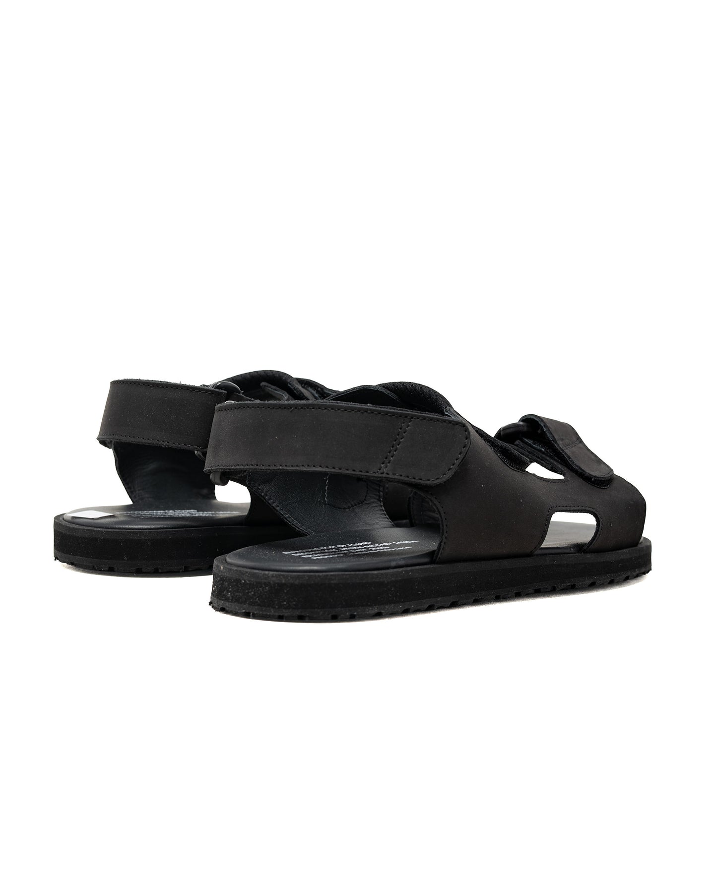 Reproduction of Found British Military Sandal 1837NL Black Nubuck