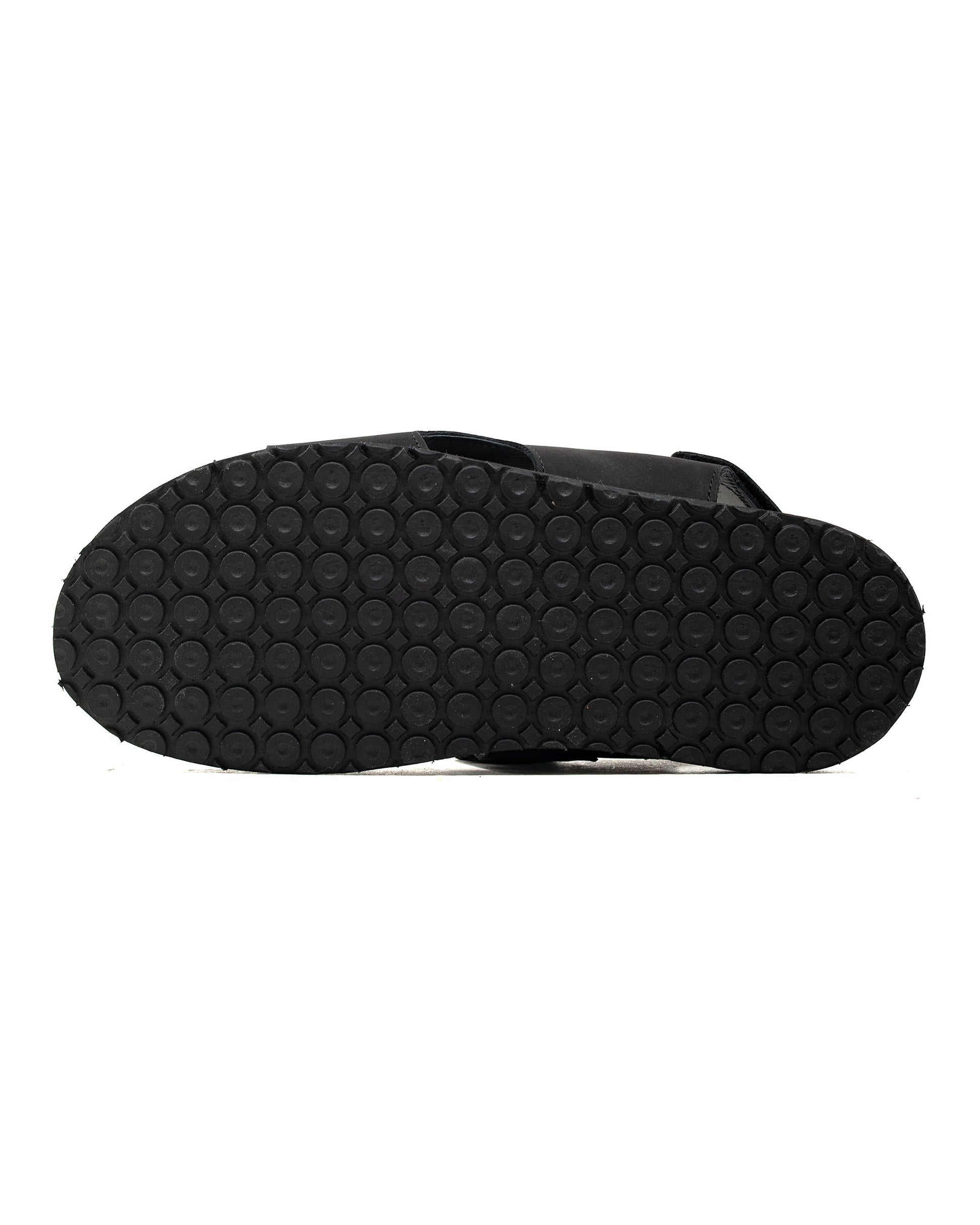 Reproduction of Found British Military Sandal 1837NL Black Nubuck