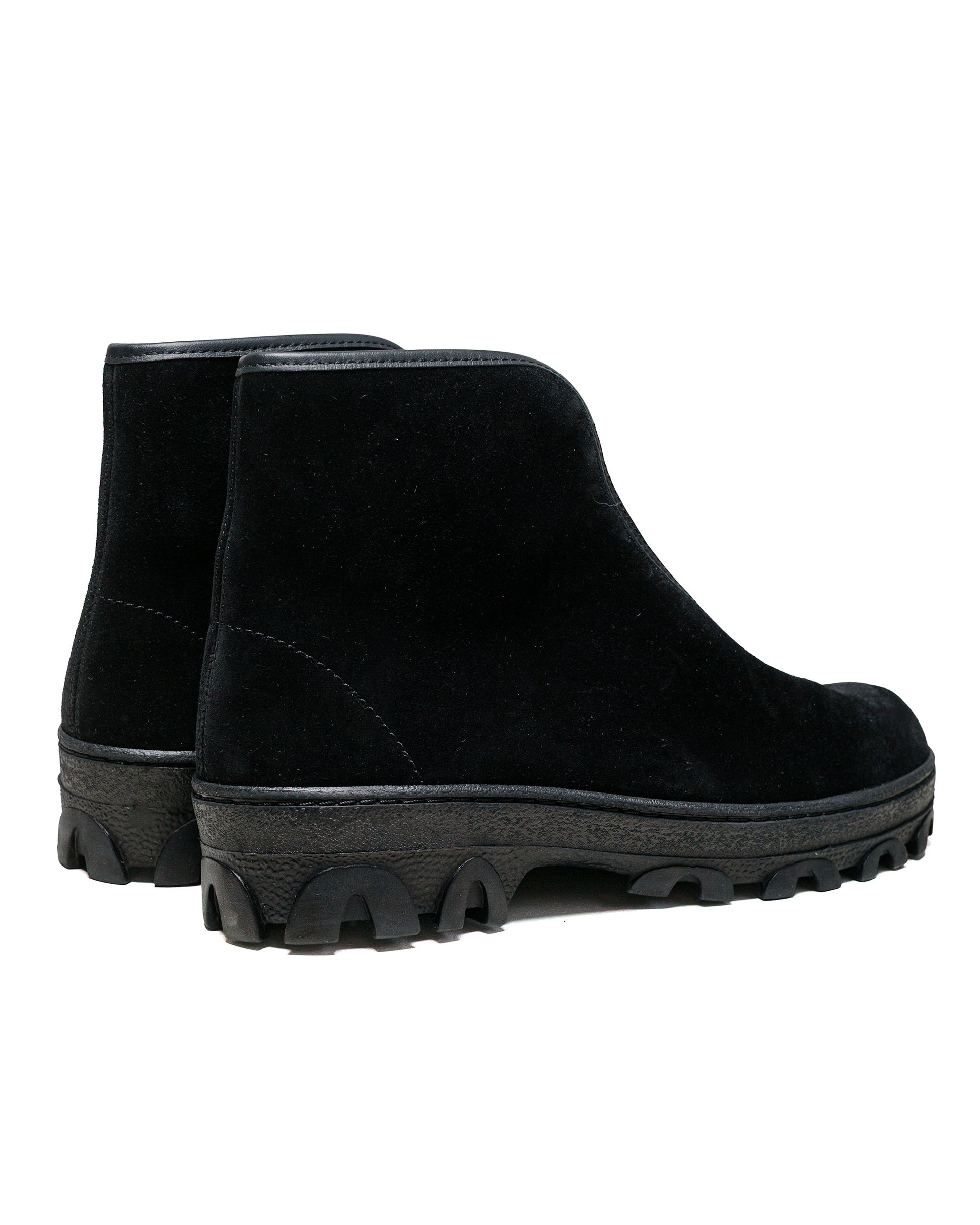 Reproduction of Found Russian Military Boots 540SS Black Suede