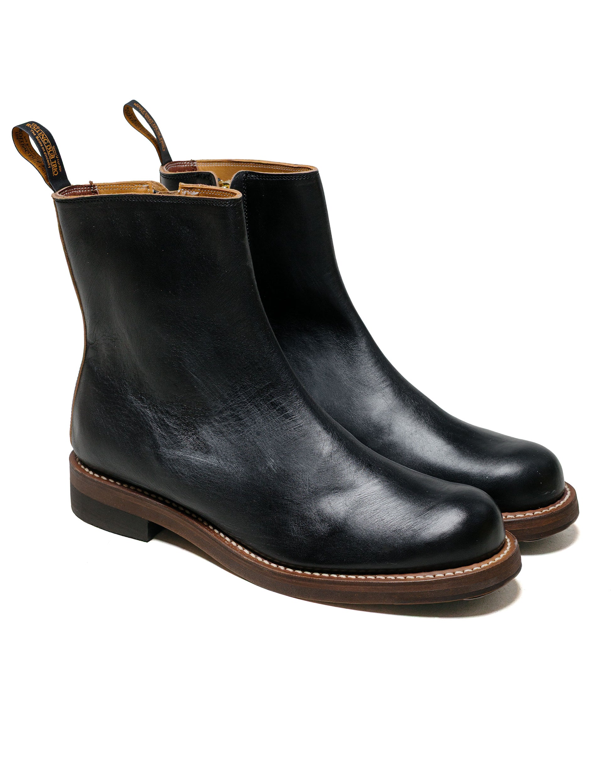 Rolling Dub Trio Casper Black Horsehide