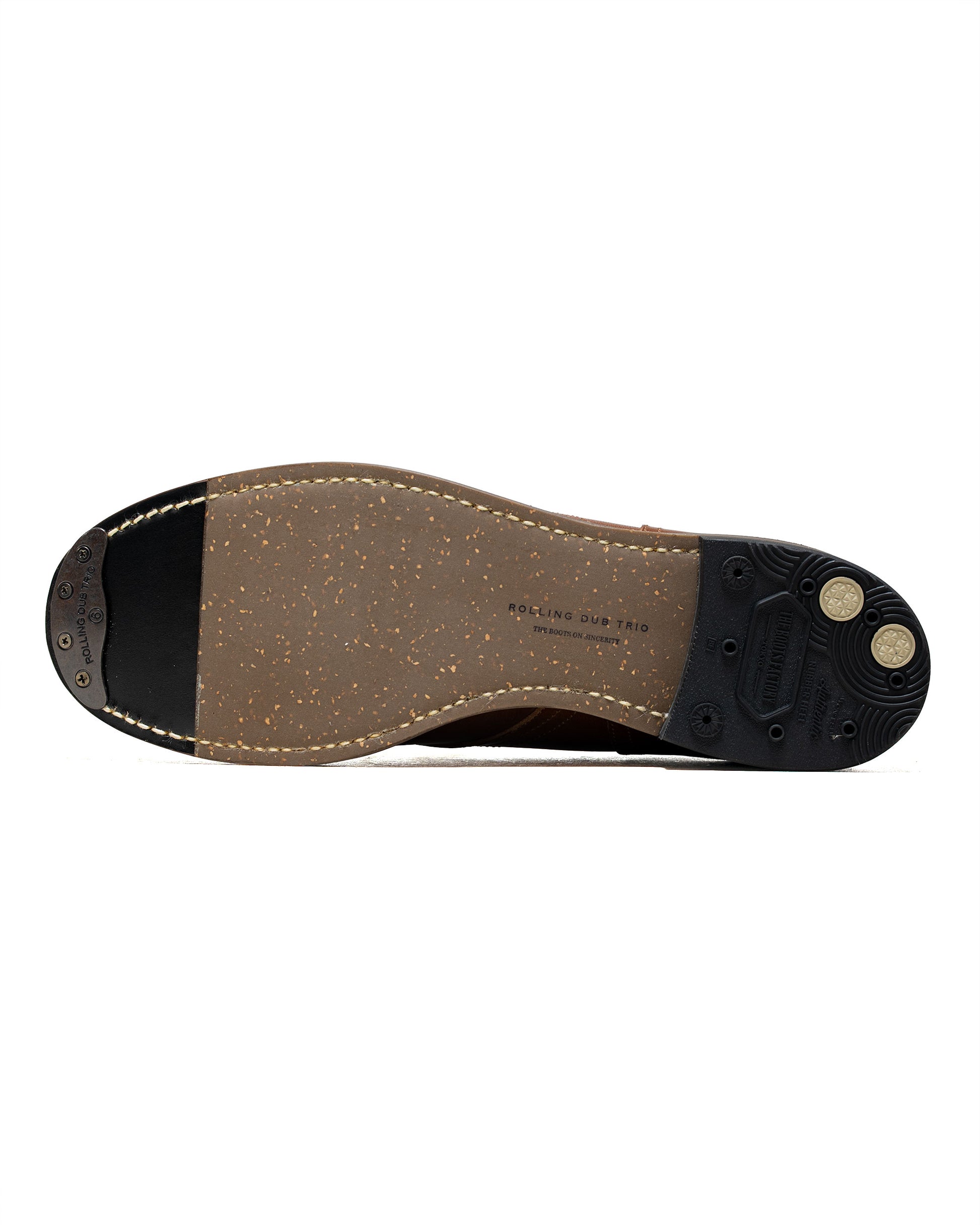 Rolling Dub Trio Coupen Brown Horsehide