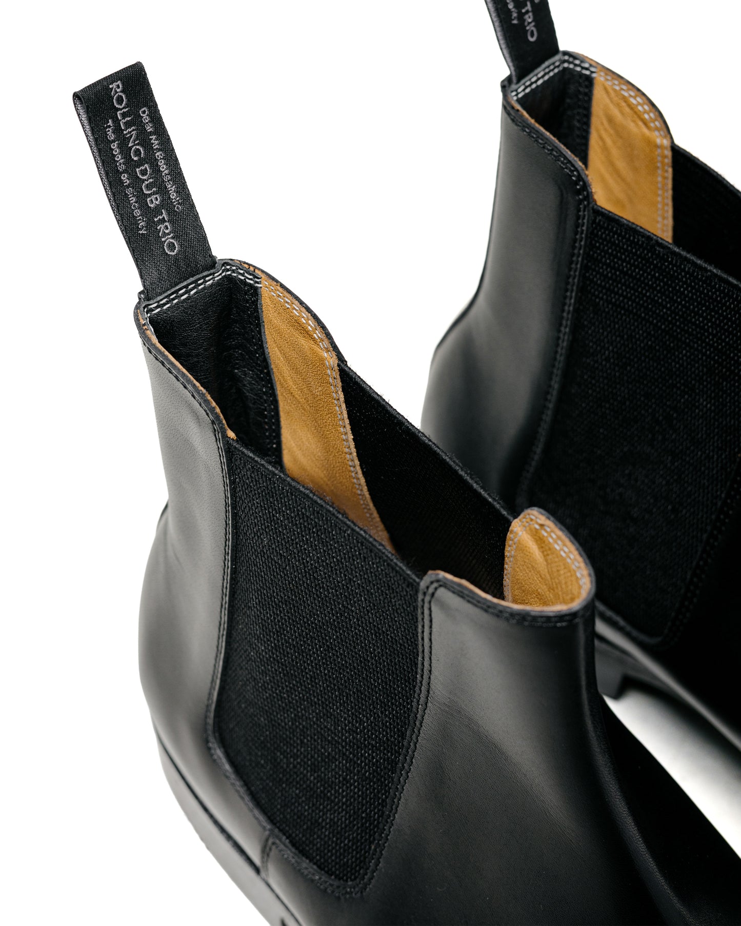 Rolling Dub Trio In'ei Chelsea Black Dutch Box Calf