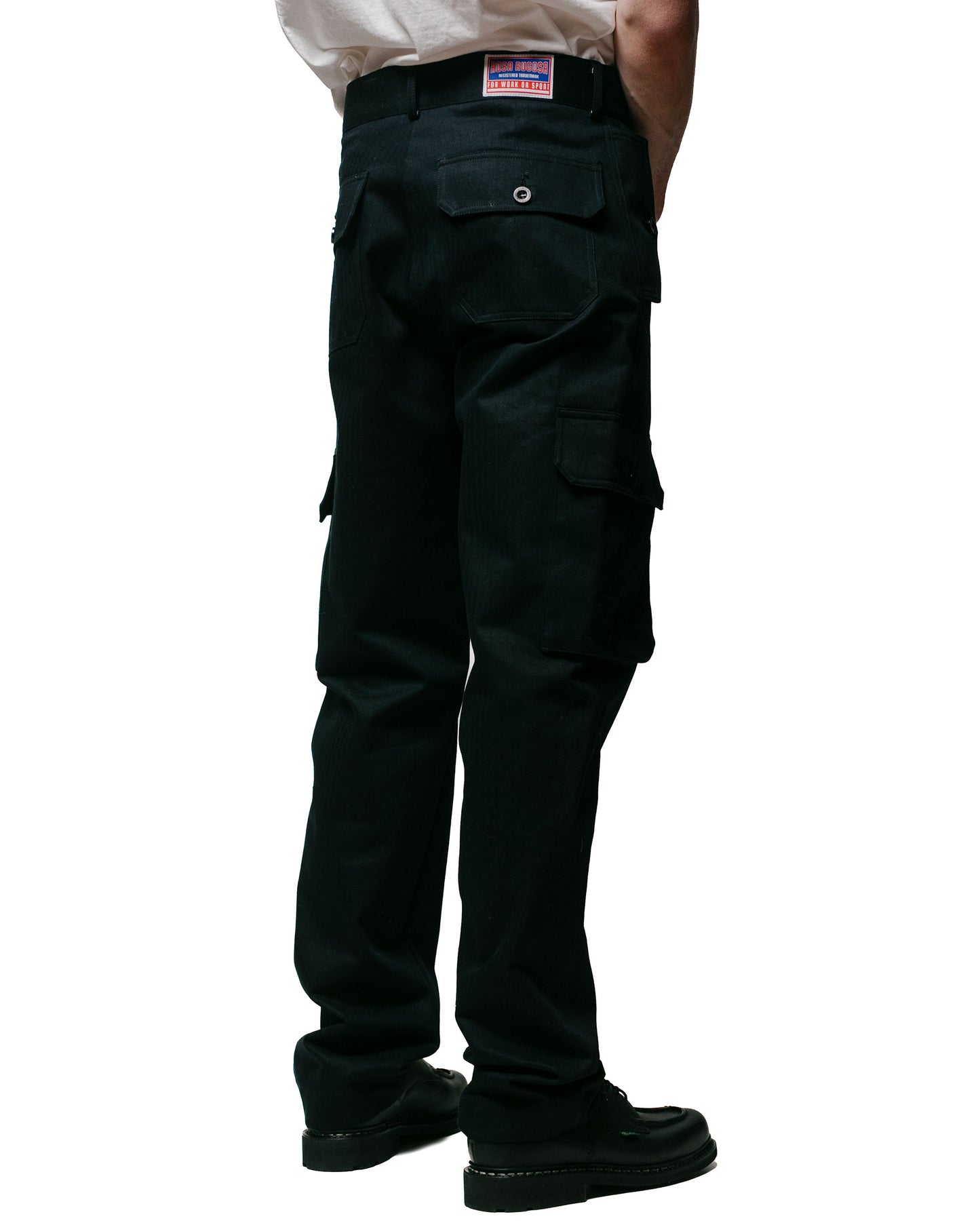 Rosa Rugosa Cargo Pant Black model back