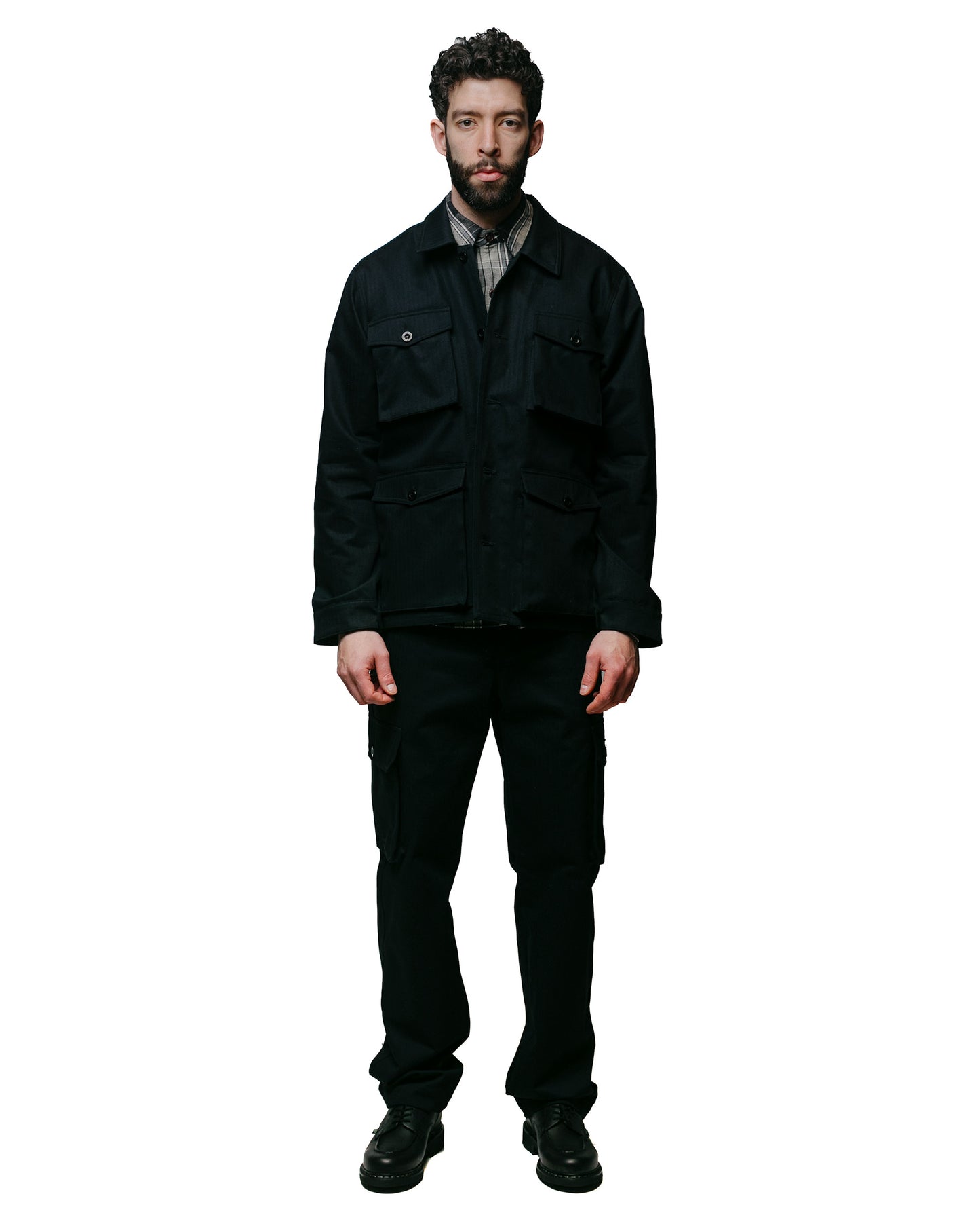 Rosa Rugosa Cargo Pant Black model full