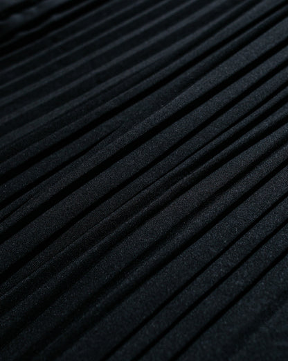 SATISFY AuraLite Pleated Long Tee Black