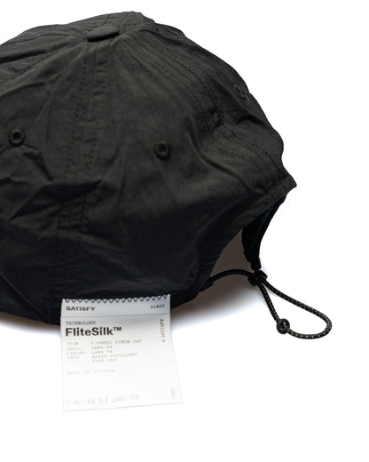 SATISFY FliteSilk 5 Panel Pinch Cap Black Eagle