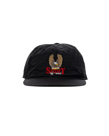 SATISFY FliteSilk 5 Panel Pinch Cap Eagle Off Road Black