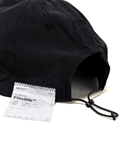 SATISFY FliteSilk 5 Panel Pinch Cap Eagle Off Road Black