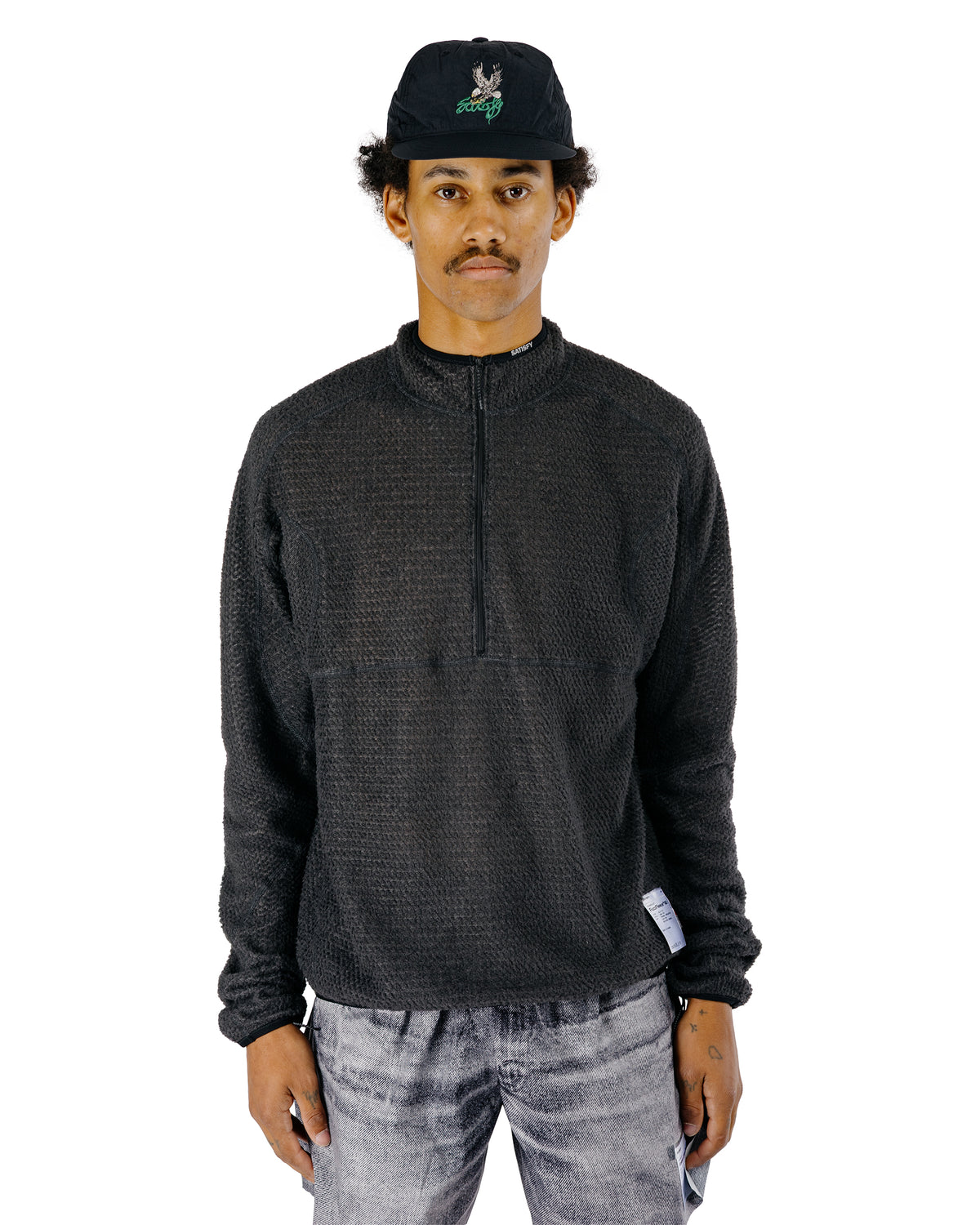SATISFY FuzzFleece AD Half-Zip Phantom
