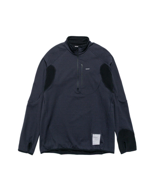 SATISFY FuzzFleece Half-Zip Black