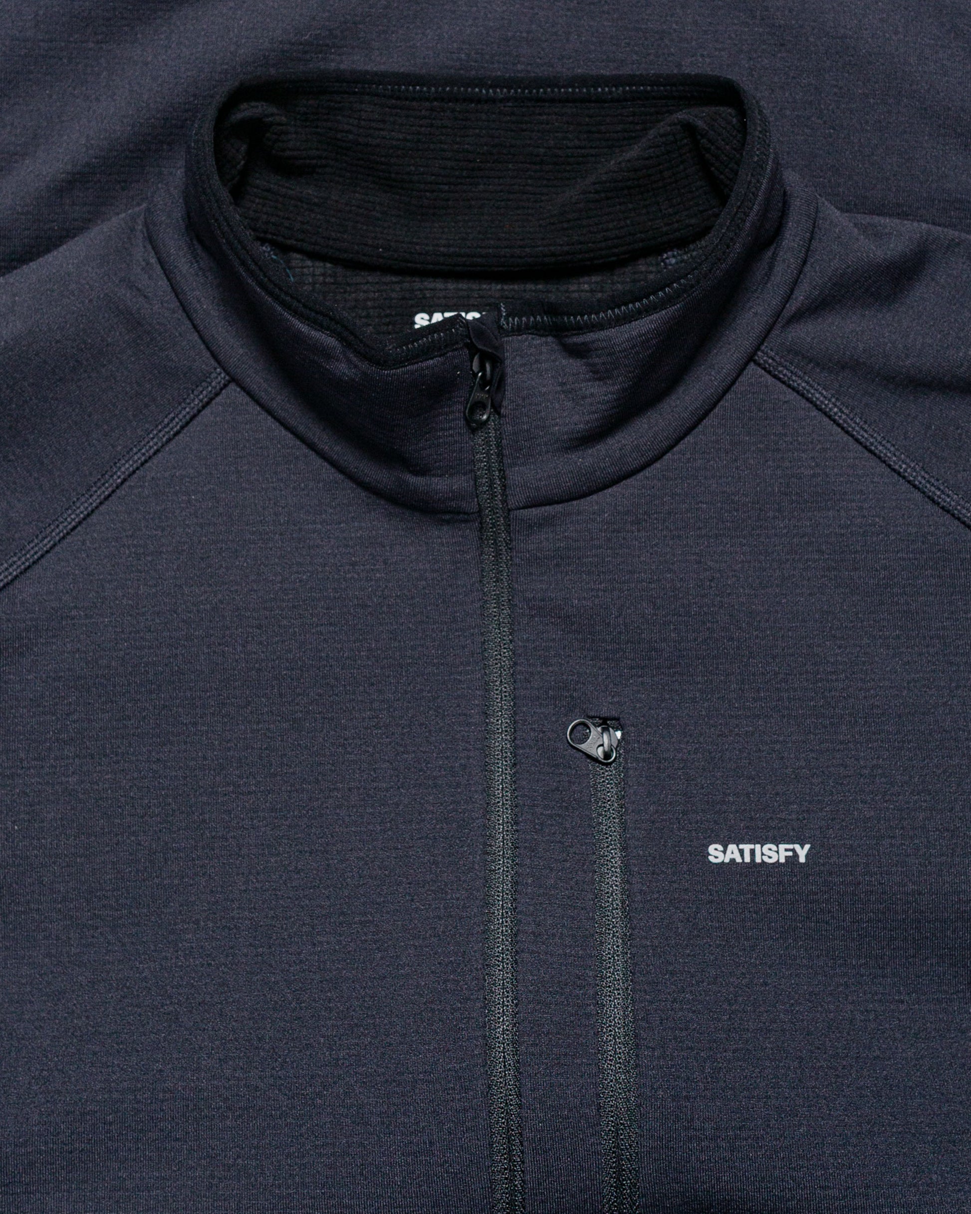 SATISFY FuzzFleece Half-Zip Black