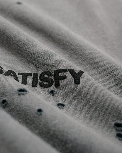 SATISFY MothTech Muscle Tee Faded Black