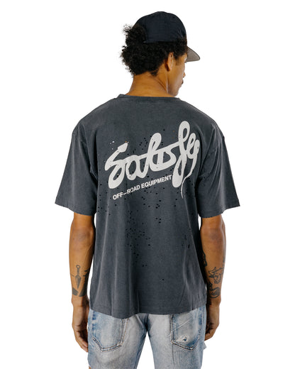 SATISFY MothTech T-Shirt Aged Black Eagle