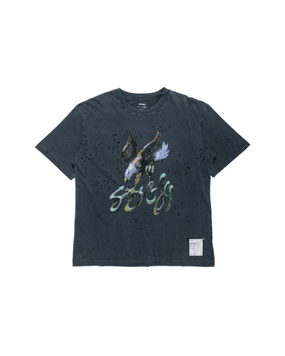 SATISFY MothTech T-Shirt Aged Black Eagle