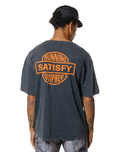 SATISFY MothTech T-Shirt Eagle Aged Black