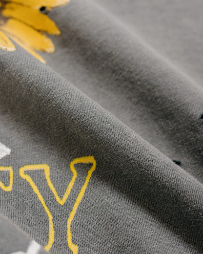 SATISFY MothTech T-Shirt Eagle Off Road Faded Black