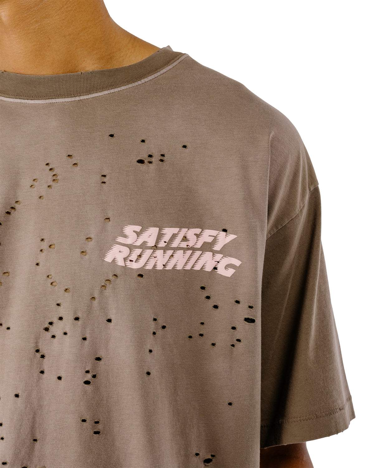 SATISFY MothTech T-Shirt Sun Bleached Rain Drum